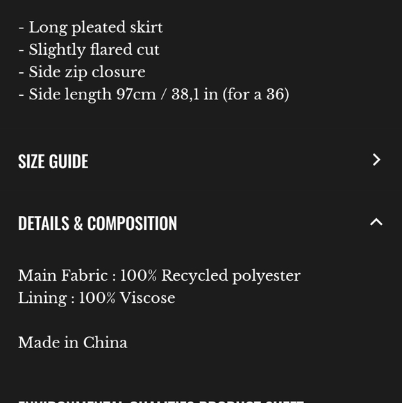 Sezane Dilo Long Pleaded Flowy Skirt - Picture 7 of 7